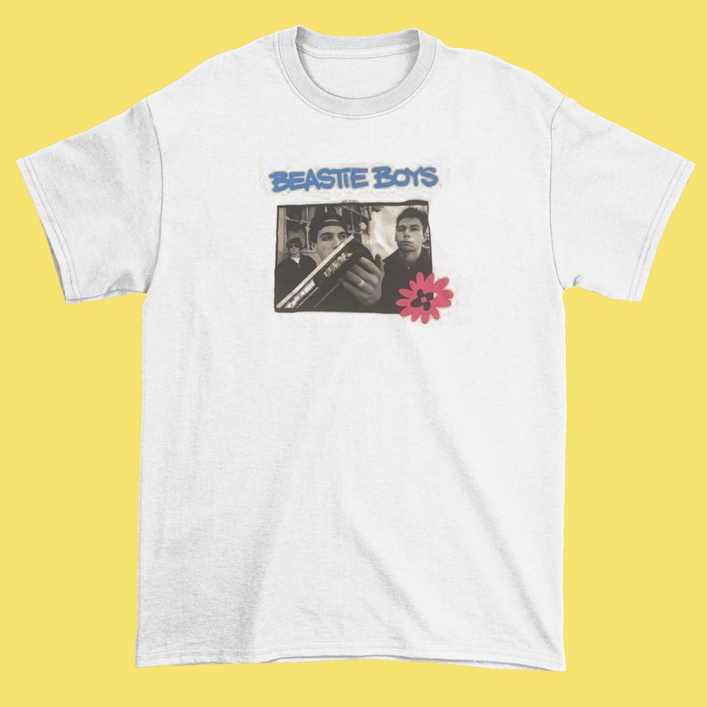2023 Beastie Boys Square Cotton shirt Gift Christmas one side White Shirt D1060 Unisex T-Shirt L 2000₽