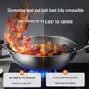 Chui Da Huang 34cm 304 Stainless Steel Non-stick Wok