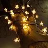Solar Led Garland Violets For Balcony Terrace Garden Lights 50Led 7M