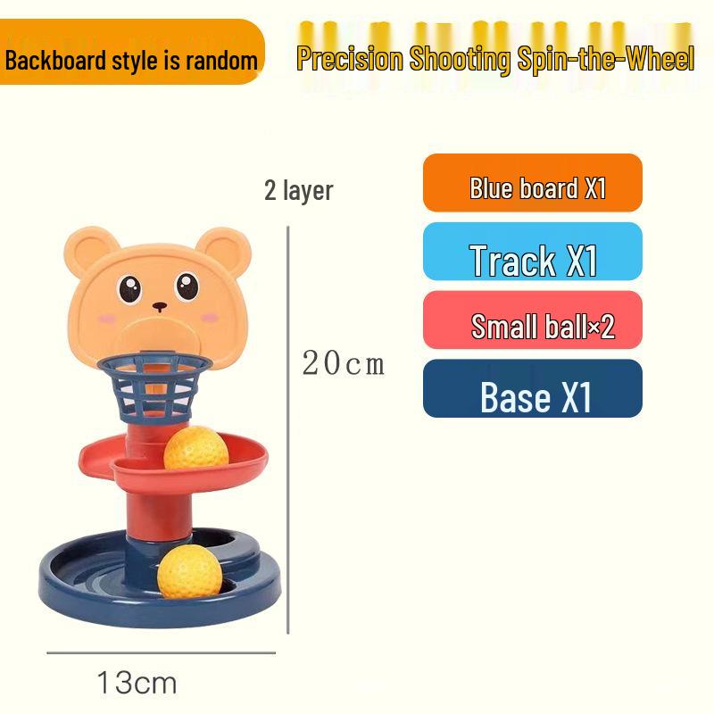 

Башня с горкой из укладываемых шаров: Развивающая игрушка для детей в возрасте 1-3 лет