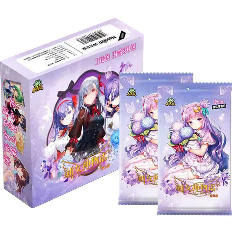 Goddess Story Cards Fufeng Chapter Colorful Flash Card Booster Box Rem Girl Anime Character Collection Card Games Toy Kid Gifts