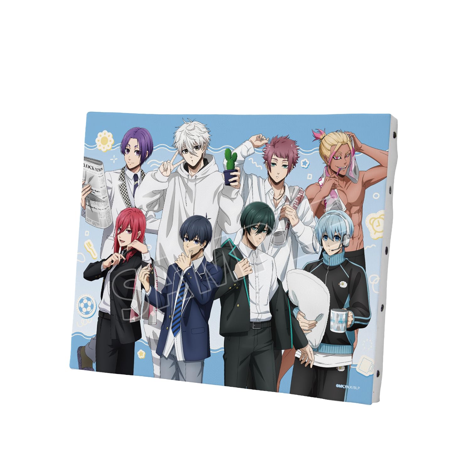 

ТВ-аниме Вновь нарисованная групповая утренняя рутина холст Синяя тюрьма версия