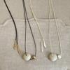 Korean Style Cord Necklace Vintage Trend Choker Fashion Bead Pendant Necklace  Women