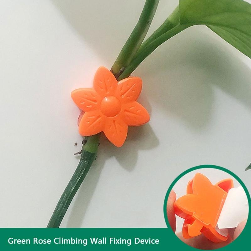 40Pcs Plant Climbing Wall Fixture Clips Mini Leaf Clips Plant Support Clips Wall Vine Fixing Clips for Plant Vine