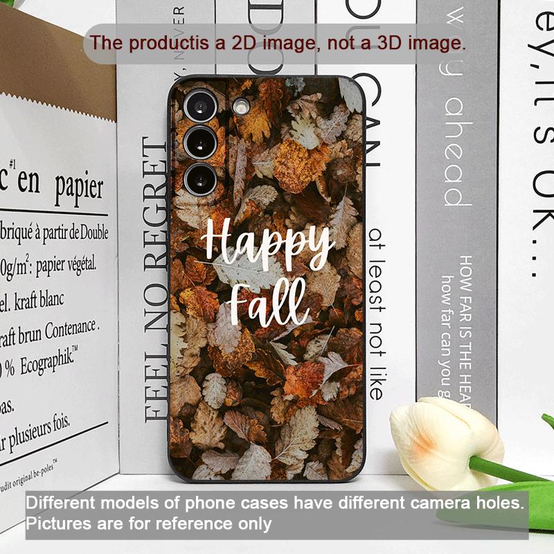 Creative Hello Autumn Maple Leaf Landscape Phone Case for Honor Huawei 200 100 400 PRO 90 Lite X8 X7 Magic 7 6 5 Pro Soft Cover