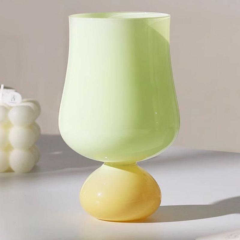 Glass Tulip Cup Tasting High-end Household Glass Beer Red Wine Glass Household Products Kitchen Tableware