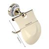 1PC Polished Bathroom Toilet Roll Paper Holder Rack Wall Mounted Tissue Cover Gold