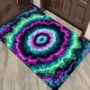 Tie-Dye Carpet Rug for Living Room Bedroom Home Sofa Decoration,Kids Play Non-slip Floor Mat