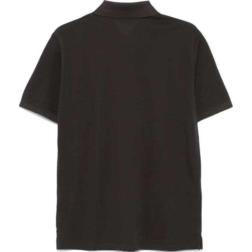 Emporio Armani Ss25 Solid Color Polo Shirt Men Tops Black EM0008-54AF1-2955