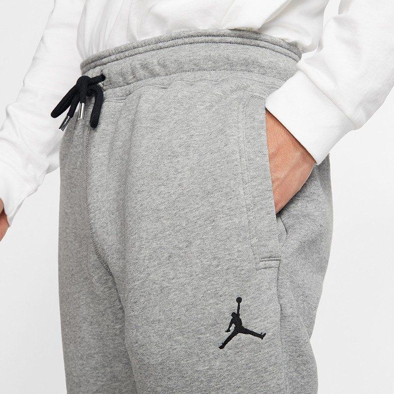 Jordan Knitted Sweatpants Men's Gray Moderate Cuffed Pants CD8740-091