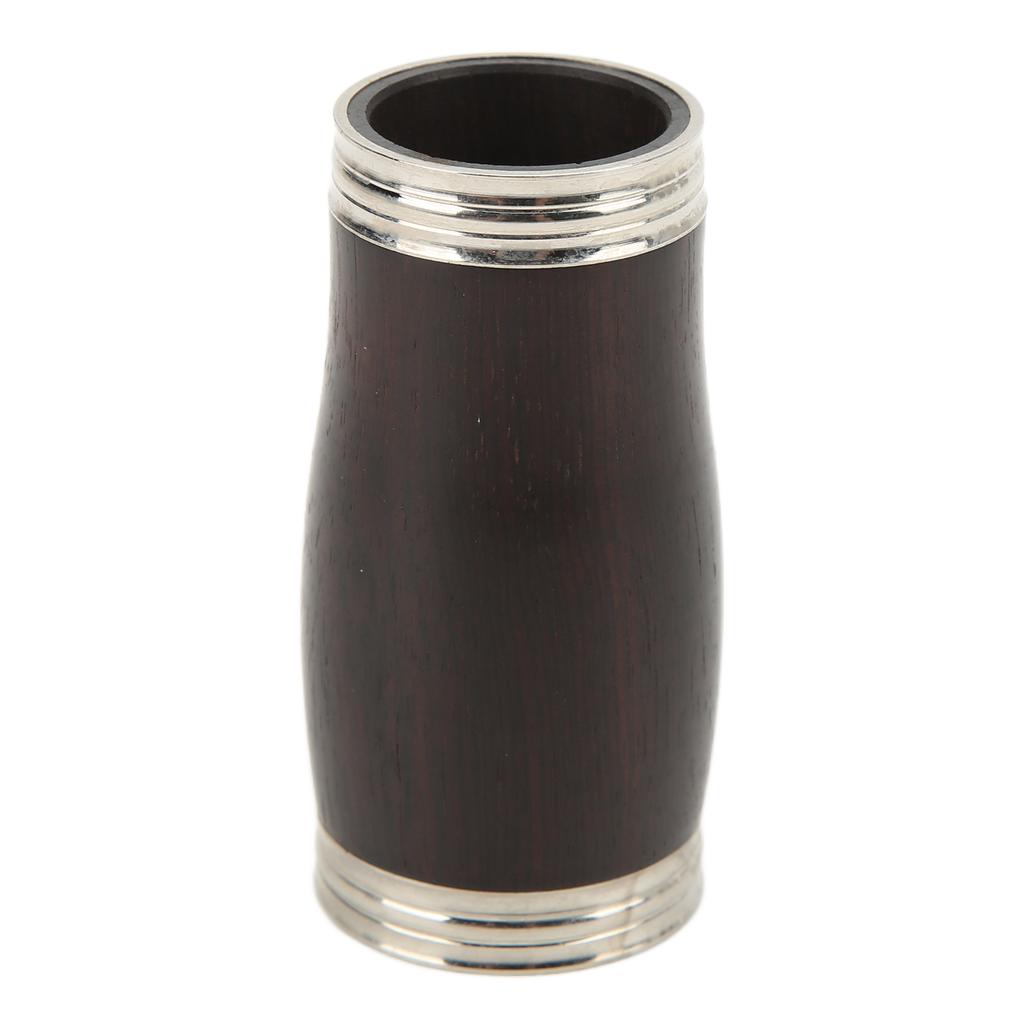 Beczka klarnetu Pierścień metalowy Heban Czarny Srebrny Część akcesoriów do klarnetów Stroik