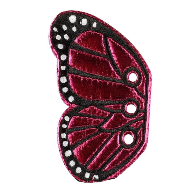 1 Pair Embroidered Patches Butterfly Wing Sewing Patches Iron On Patches Applique Patches Sew On Patches for Clothe