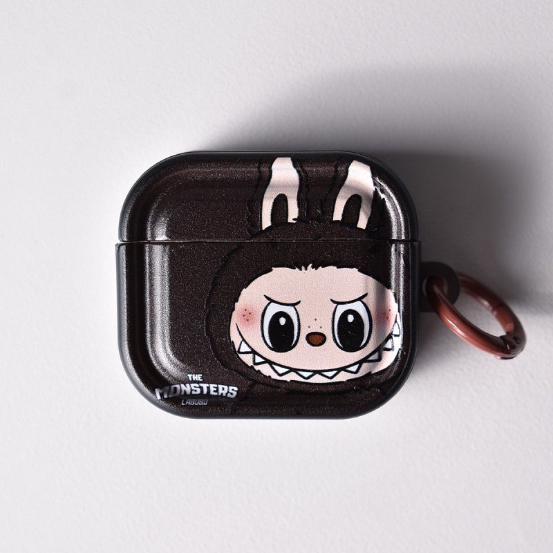 

Case 2 Generation Wireless Bluetooth Airpods3 Earphone Case AirPods Silicone Pro Classy 2 Men and Women New Arrival Fall Protection Strap Pendant Cute Apple Airpods Pro BLACK BRARA + RING