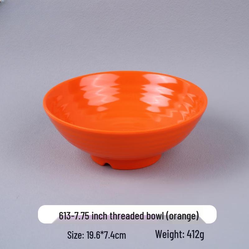7.75-inch Melamine Anti-drop Noodle & Soup Bowl
