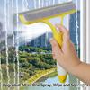 Mini Window Cleaning Squeegee 3 in 1 Multi Function Glass Mirror Microfiber Scrub Household Car Cleaner Tools