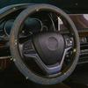 38cm Car Steering Wheel Cover Universal Bling Bling Diamond Rhinestones Elasticity Interior Car Accessories for Four Seasons