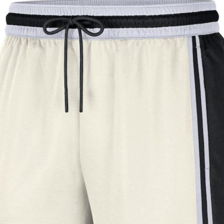 Nike Chicago Bulls Solid Color Lace-Up Sports Shorts Men Shorts White DN8272-030