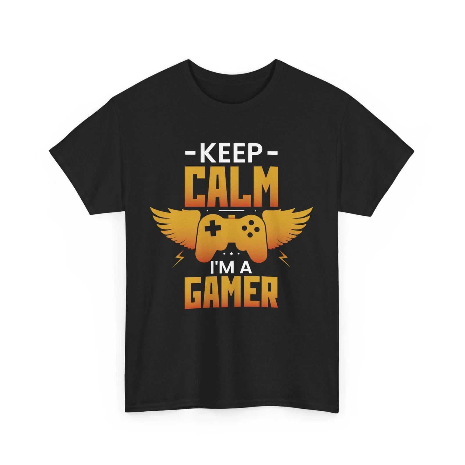 I m a gamer Tee | Video Game Lover T-Shirt | Funny Graphic Shirt 4XL