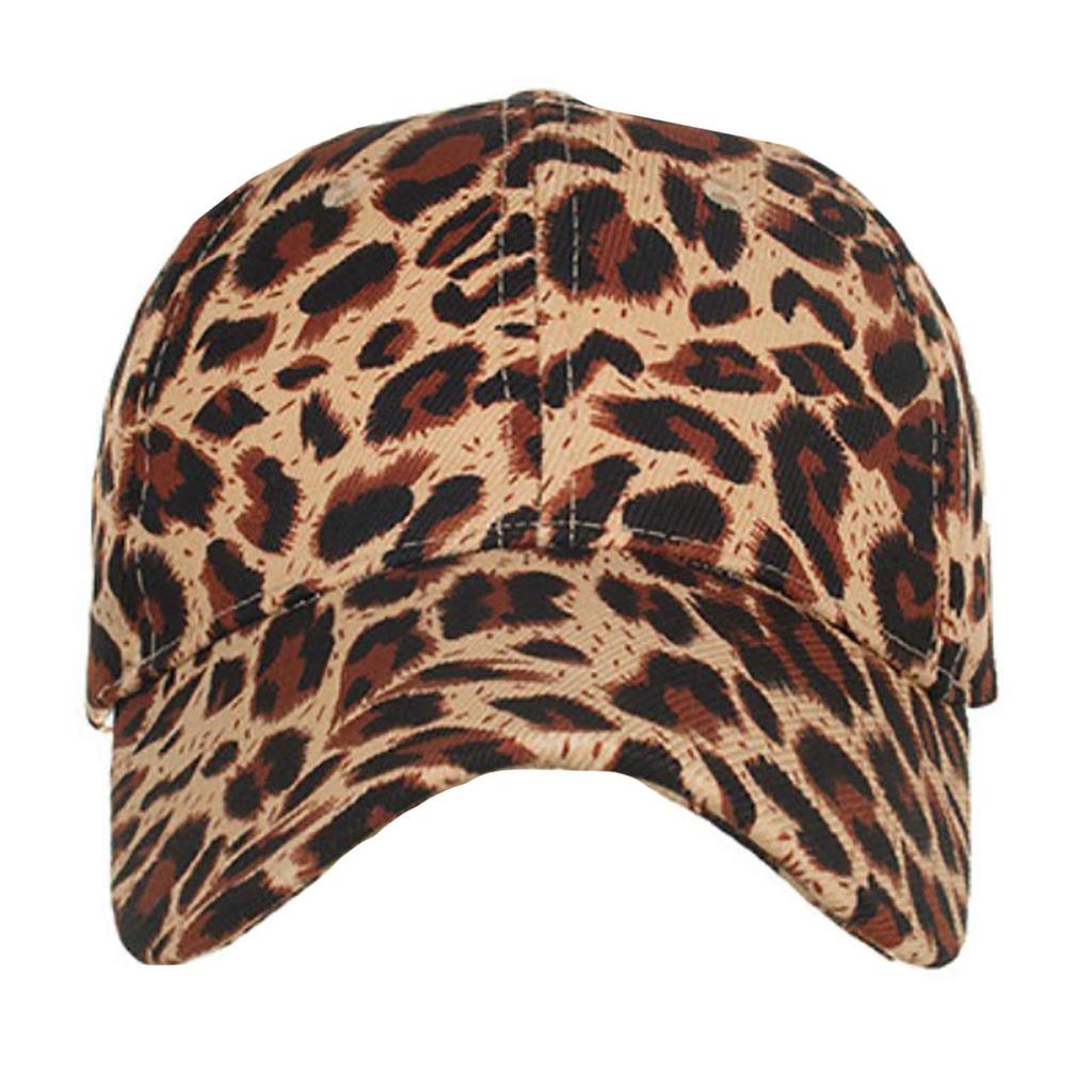 WHITE FANG Leopard Print CA334 Hat, Cap, Animal, Stylish, Cool, Casual, Men's, Women's, (01 Gray)
