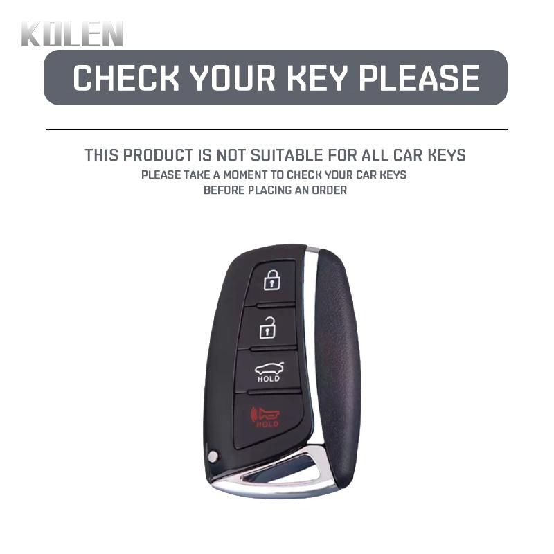 Tpu Car Remote Key Cover Case Shell Fob For Hyundai Santa Fe Sport Ix45 Equus Centennial Genesis G80 Grandeur Azera Sedan 3Dm