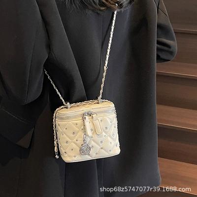 Chain Bag 2025 New Mini Niche Box Bag Niche Design Messenger Bag Xiaoxiangfeng Foreign Style Mobile Phone Bag