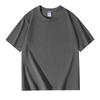 Summer Youthful Oversized Morandi T-Shirt - Cotton, Short Sleeve, Black/White/Dark Gray