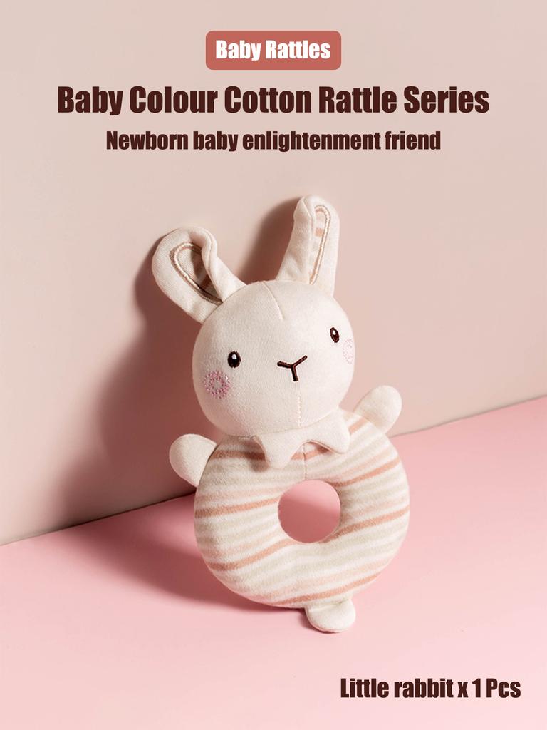1PCS 0-6 months Baby Hand Shaker Newborn Comfort Toy Baby 0-1 Year Old Toy Baby Stick and Round Rattle