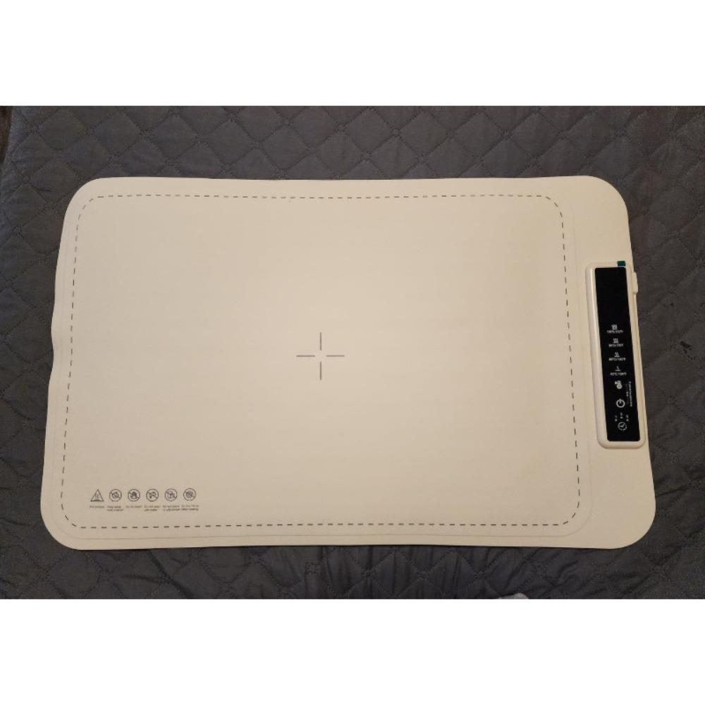 

Food Heating Pad - Electric heating tray with 4 temperature settings and timer, portable rollable food heating pad for countertops бежевый