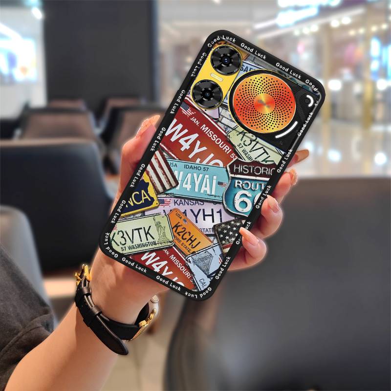 Silikonhülle Handyhülle für ZTE Nubia Music2 Stoßfest Cartoon Vollständig umschließend Langlebig Staubdicht TPU Modisches Design Niedlich