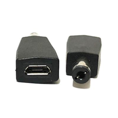 DC 5,5 x 2,1 mm samčí zástrčka na zásuvkový adaptér micro USB konektor Konvertor nabíjení