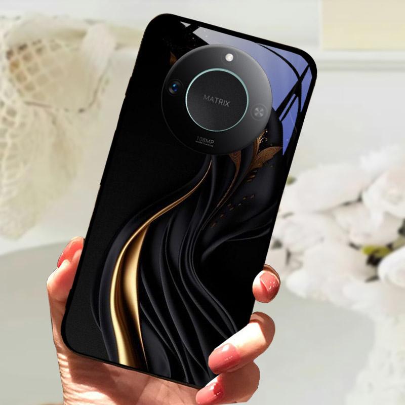 For Honor X9C Smart Case Cover Fashion Luxury Cool Animals Painted Fundas For Honor X9C Smart Tempered Glass Phone Back Shell