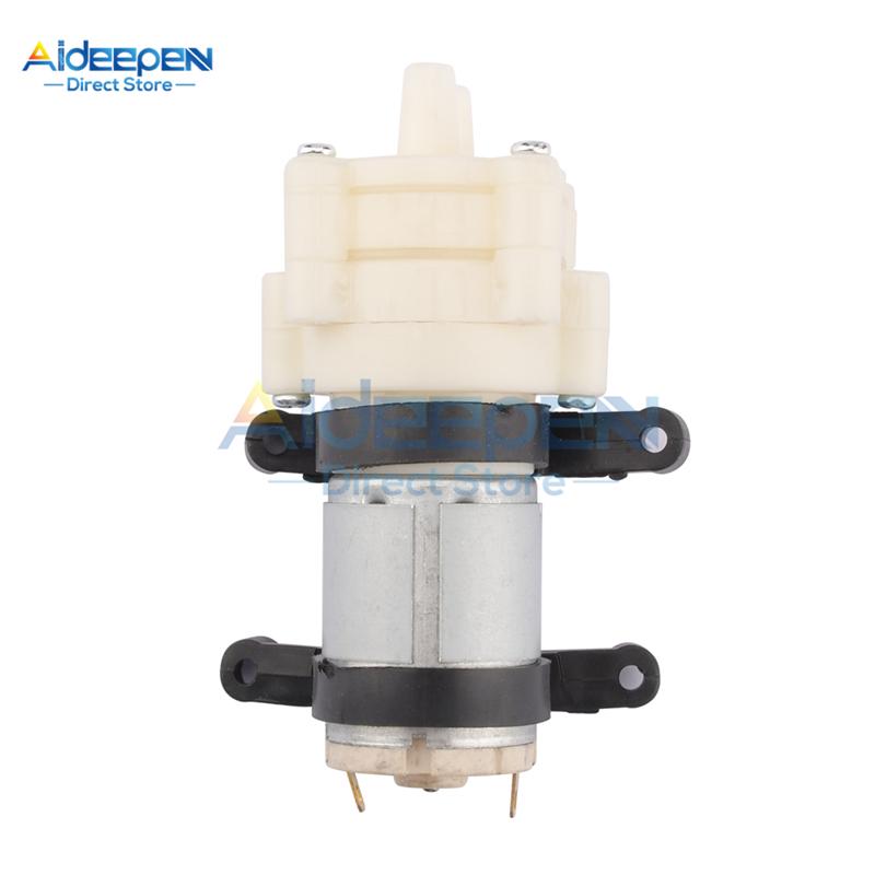DC 12V R385 Priming Diaphragm Mini Pump Spray Motor Micro Pumps For Water Dispenser 90mm X 40mm X 35mm Max Suction 2m