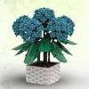 Small Particle Building Blocks MOC-107703 Hydrangea Eternal Flower Assembly Toy Creative Gift