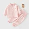 Baby Thermal Underwear Set With High-Waist Tummy Protection Cotton Soft Winter Pajamas Newborns 0-12 Months