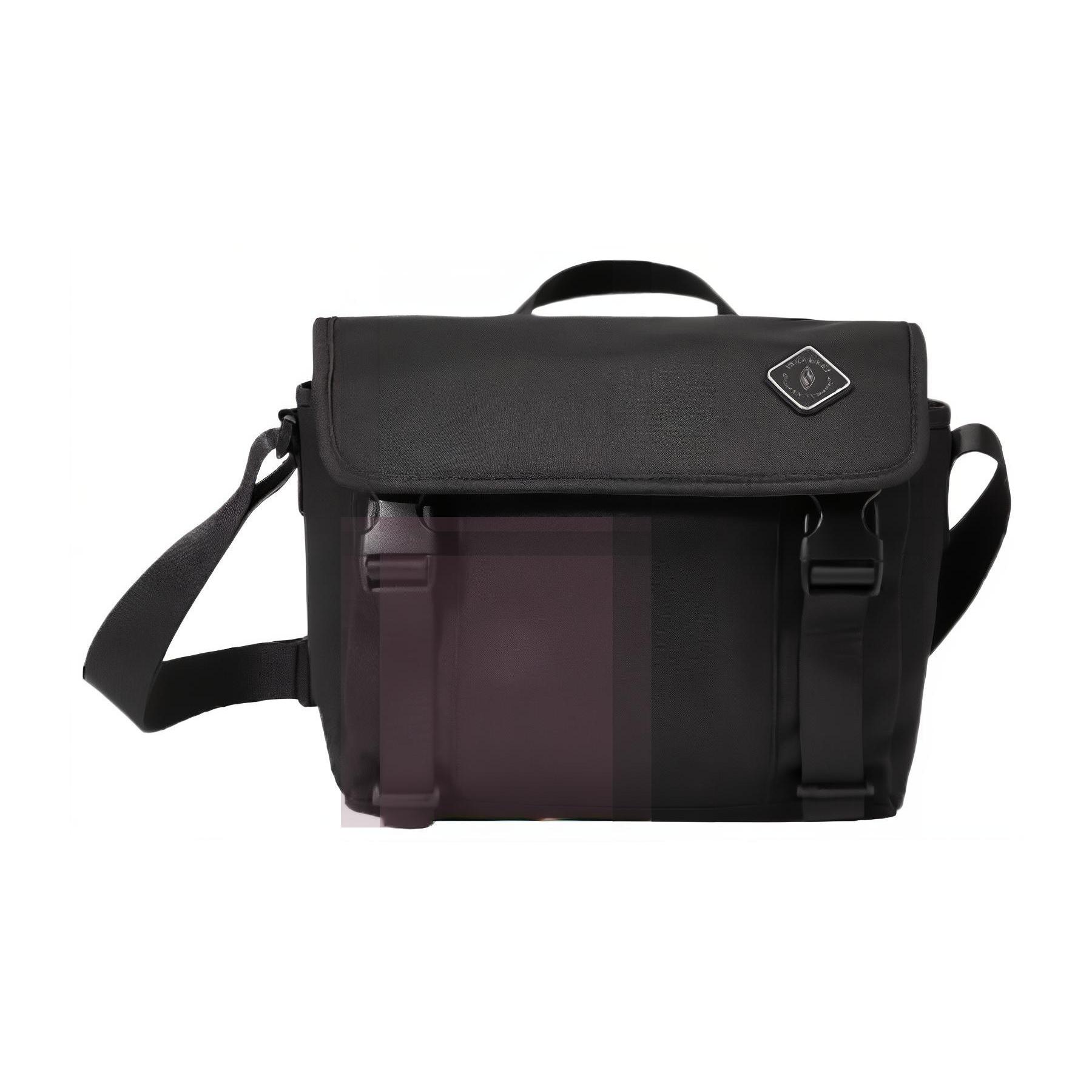 

New Skechers Fabric Messenger Bag, Shoulder Bag, Crossbody Bag Regular Unisex Carbon Black L423U047-0018 27.9*10.9*20.1CM