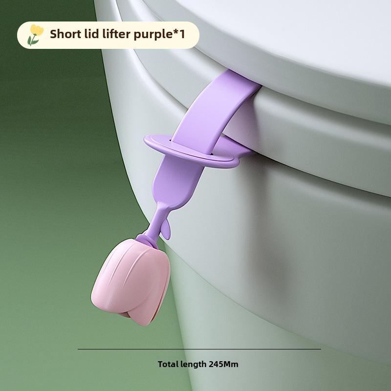Silicone Toilet Lid Lifter: Keeps Hands Clean, Portable Smart Home Solution