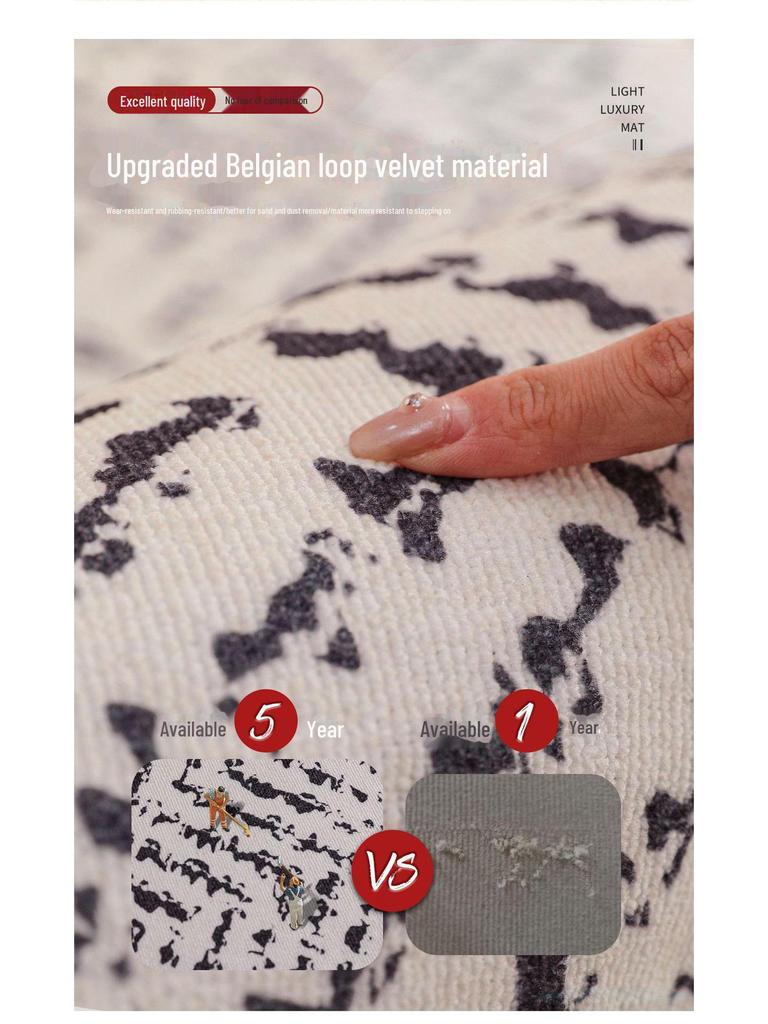 Dirt-Resistant Antique Entrance Porch Mat - Easy Maintenance, High-End Design