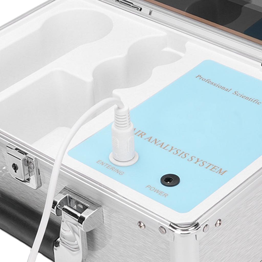 12 Inch Skin Scalp Detector with Remote Control Rechargeable Hair Follicle Detector 50X 200X Scalp Tester Magnification for Nails Hair GB Plug