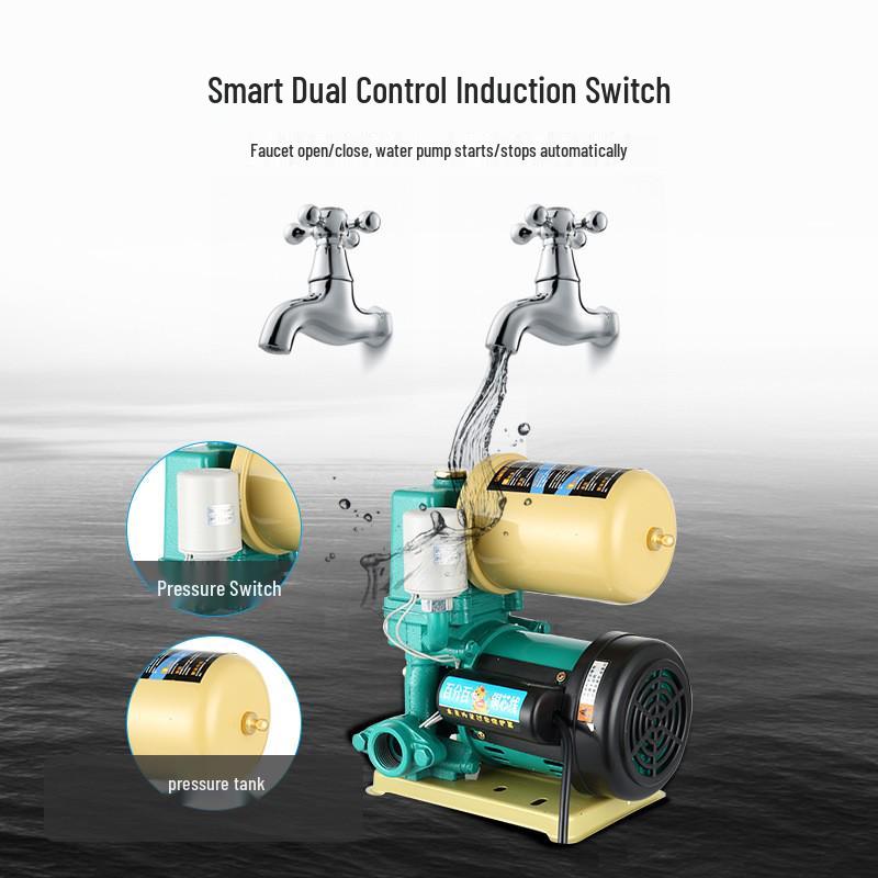 220V Automatic Hot/Cold Water Self-Priming Booster Pump for Homes