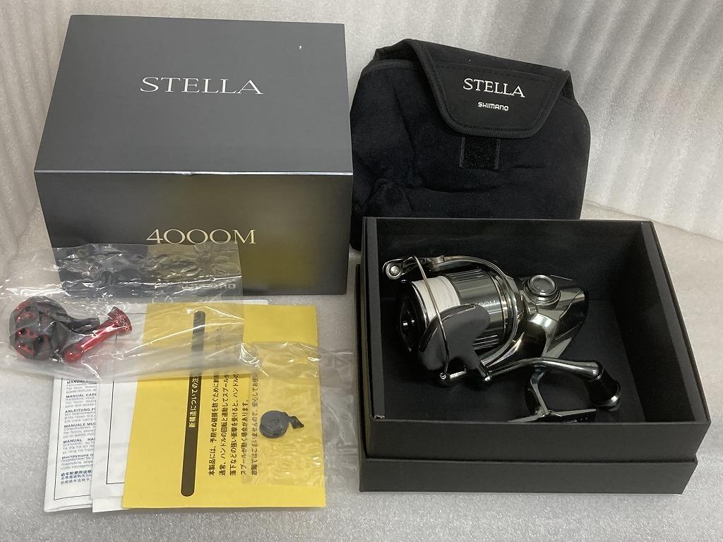 [USED]SHIMANO 22 Stella 4000M Spinning Reel Near Mint with Gomexus Handle Included