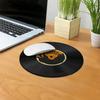 Vintage Inspired Mouse Pad Round Non-Slip Rubber Computer Mouse Mat Office Desk Accessories
