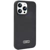 Audi Silikonhülle iPhone 14 Pro 6.1 Schwarz/Black Hardcase Au-Lsrip14P-Q3/D1-Bk