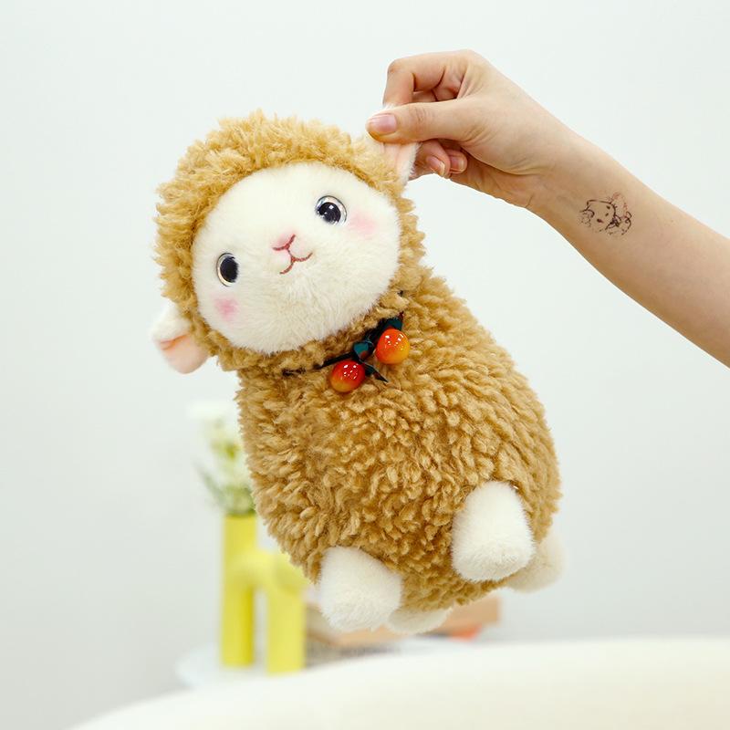 New Little Sheep Plush Toy Sheep Baa Doll Cute Little White Sheep Doll Wedding Sprinkling Doll Gift