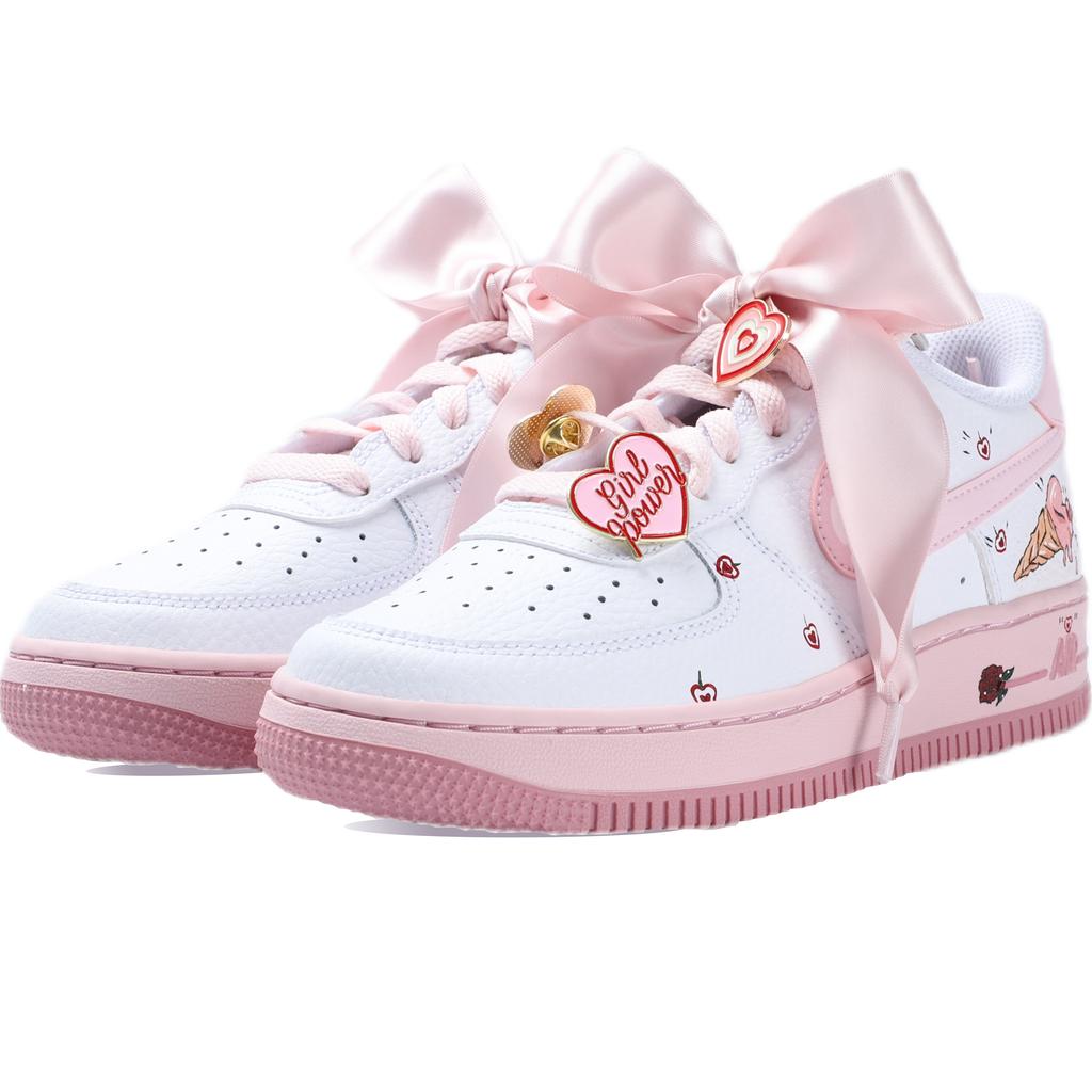 Nike Air Force 1 Skateboard Shoes GS White Pink CT3839-107(Team130-VAM)