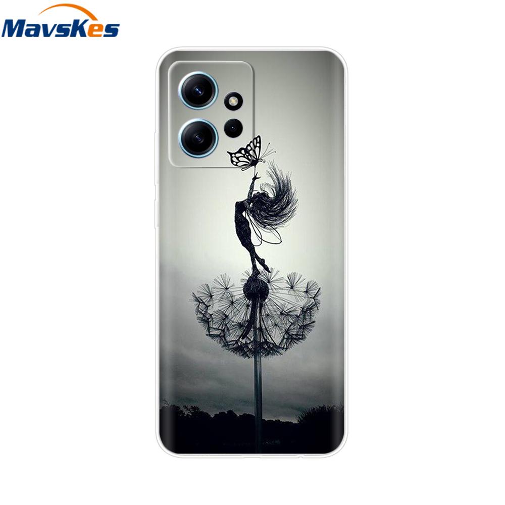 For Redmi Note 12 4G Case Note12 Pro TPU Silicone Shockproof Clear Phone Covers For Xiaomi Redmi Note 12 Pro Note12 Soft Fundas