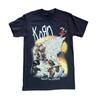 2025 Korn Follow The Leader Patterned Printed T-shirts Summer Brand Pure Cotton Men's and Women's Tshirt with Short Sleeves