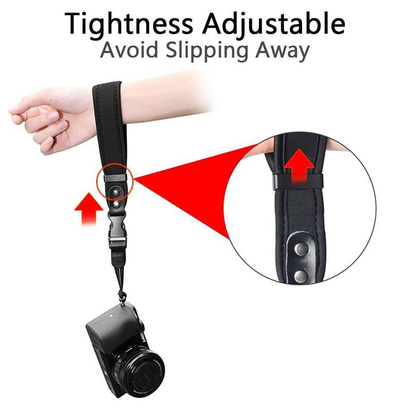 Portable sponge camera wide plate wrist strap hand strap For canon nikon DSLR SLR camera and Sony micro-single cameras