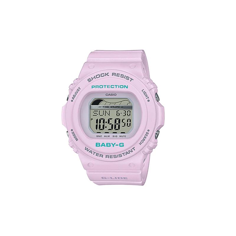 

Casio CASIOBABY-G Series Macaron Ice Cream Color Surfboard Pattern Tide Moon Phase Shockproof and Waterproof Watch Quartz Movement BLX-570-6DR чёрный