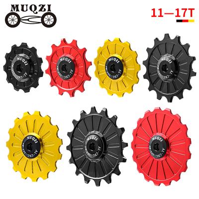 Aluminum Alloy Muqzi Mountain Road Bike Ultralight Ceramic Bearing  Jockey  Wheel 11-17t Anti-loose