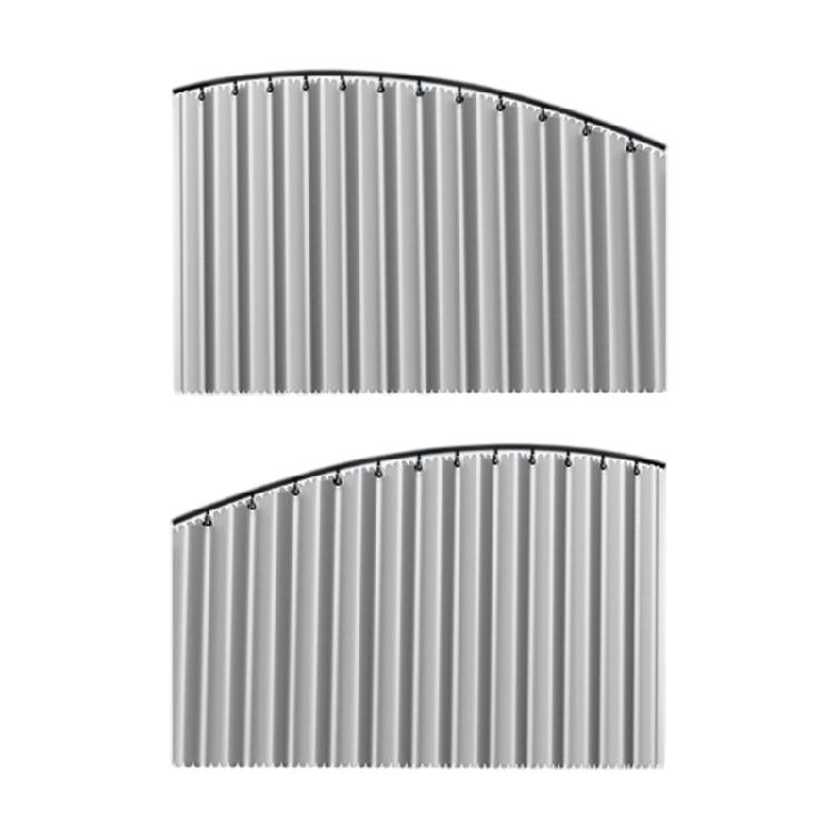 Adjustable Car Sun Shade For Side Window Quick Installation Side Window Curtain Polyester Material Window Sunshade